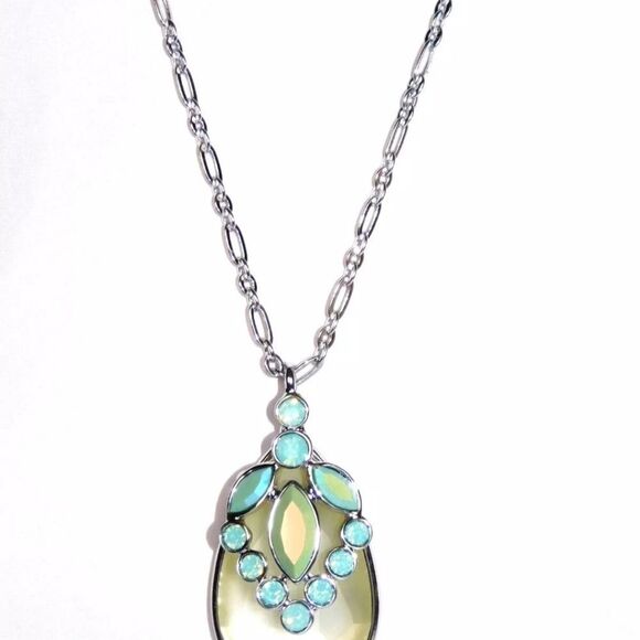 Beautiful Lia Sophia "CRYSTAL COVE"  Pendant Necklace,  30-33", NWOT - Picture 6 of 12